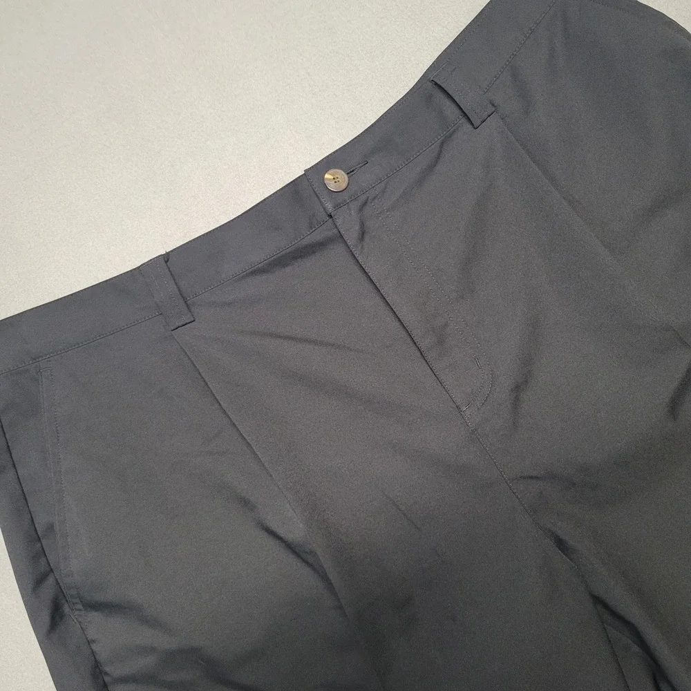 Adidas Mens Golf‎ Shorts Black Pleated Performance Size 42